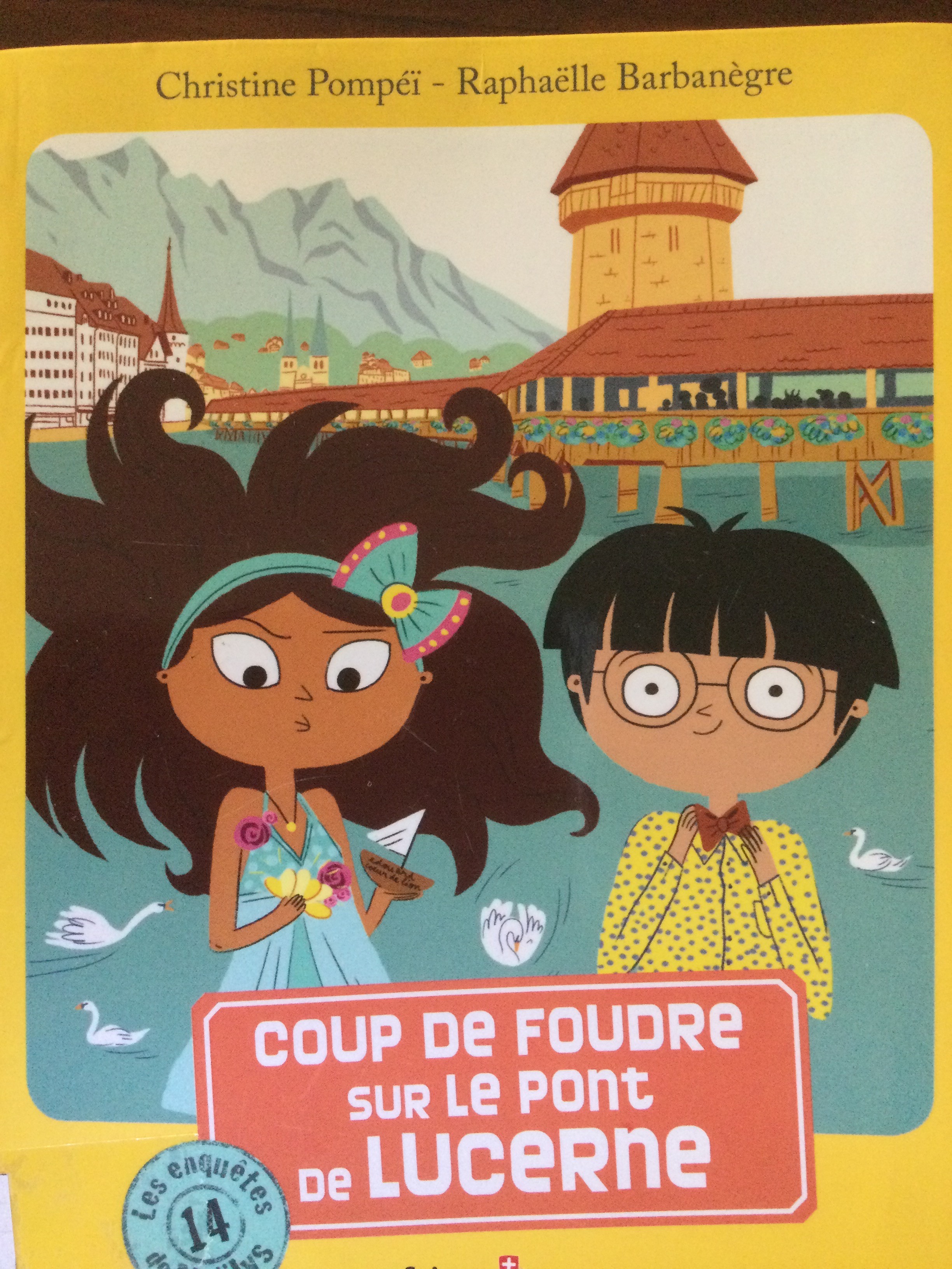 Coup de foudre sur le pont de Lucerne - Click to enlarge picture.