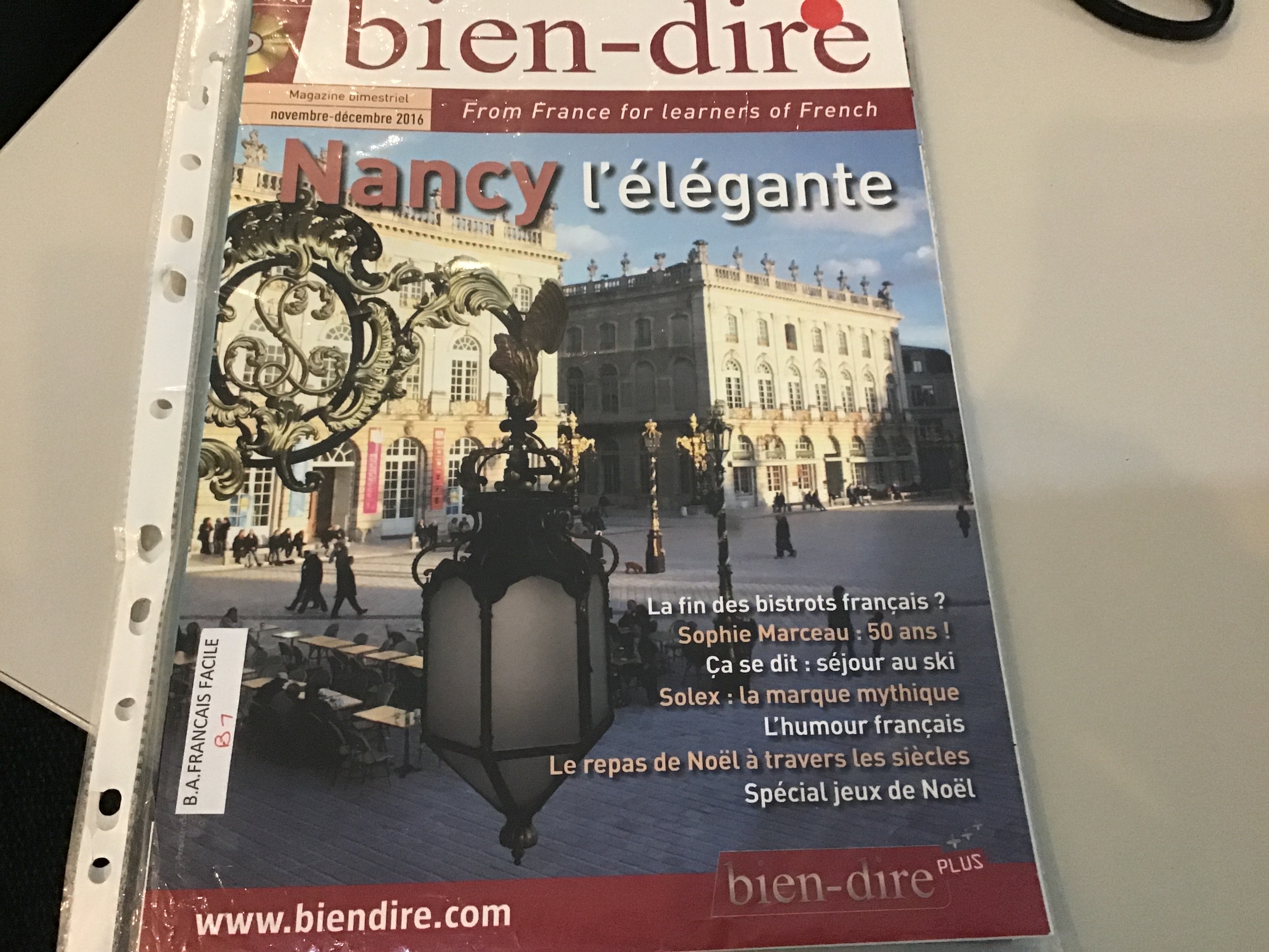 Bien dire - Le francais par la culture B1 - Click to enlarge picture.