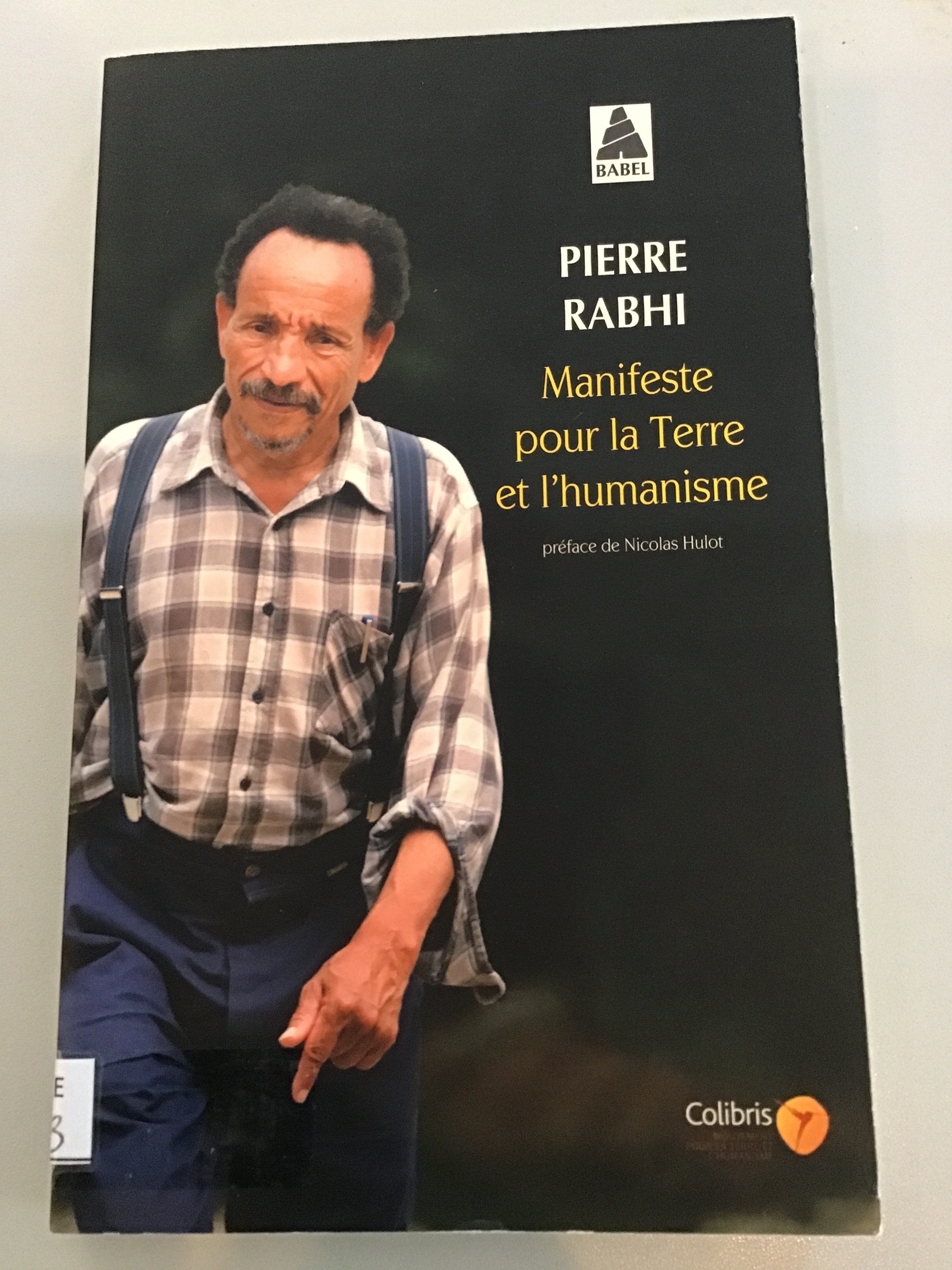 Manifeste pour la terre et l’humanisme - Click to enlarge picture.