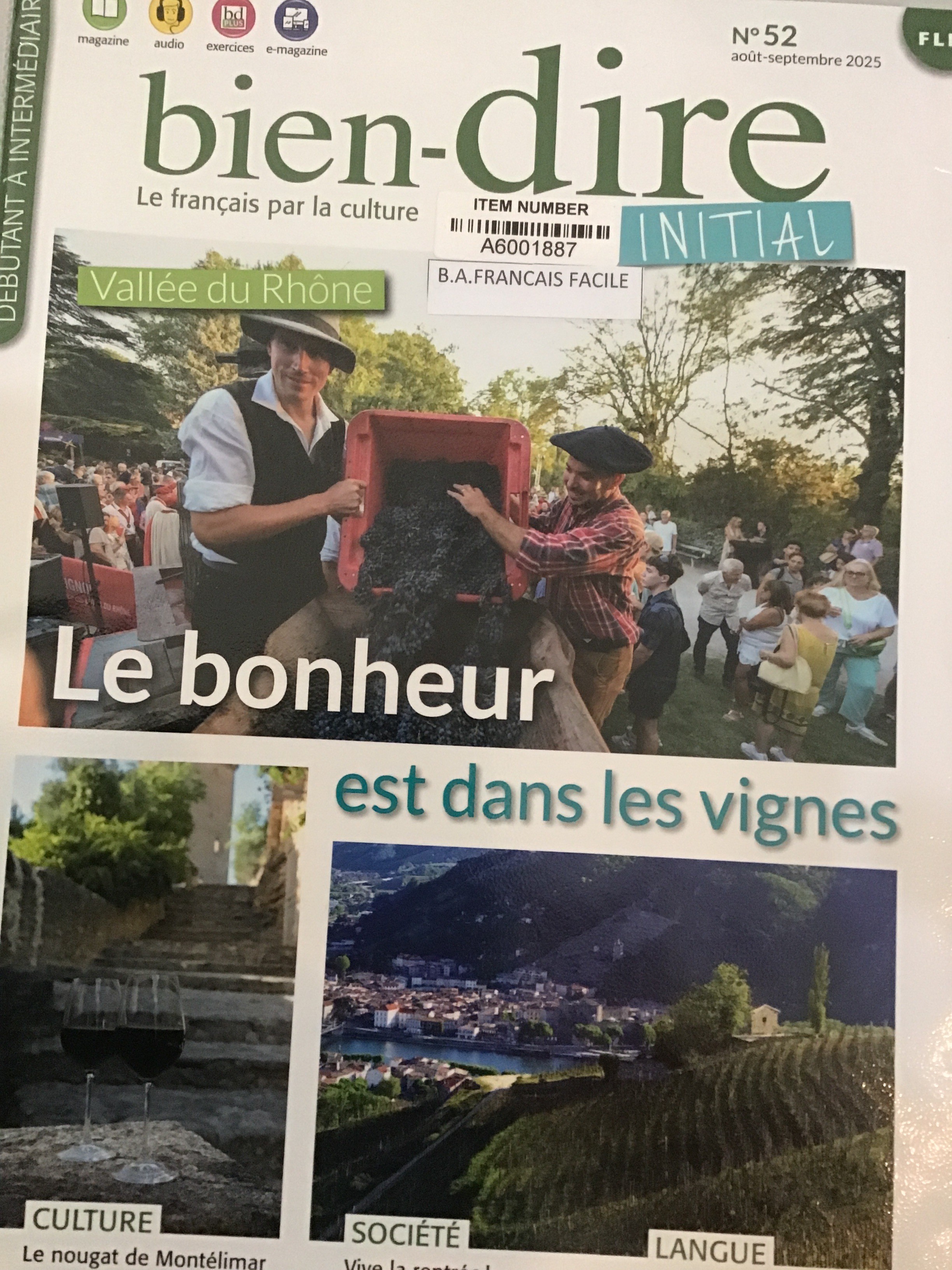 Le bonheur est dans les vignes - Click to enlarge picture.