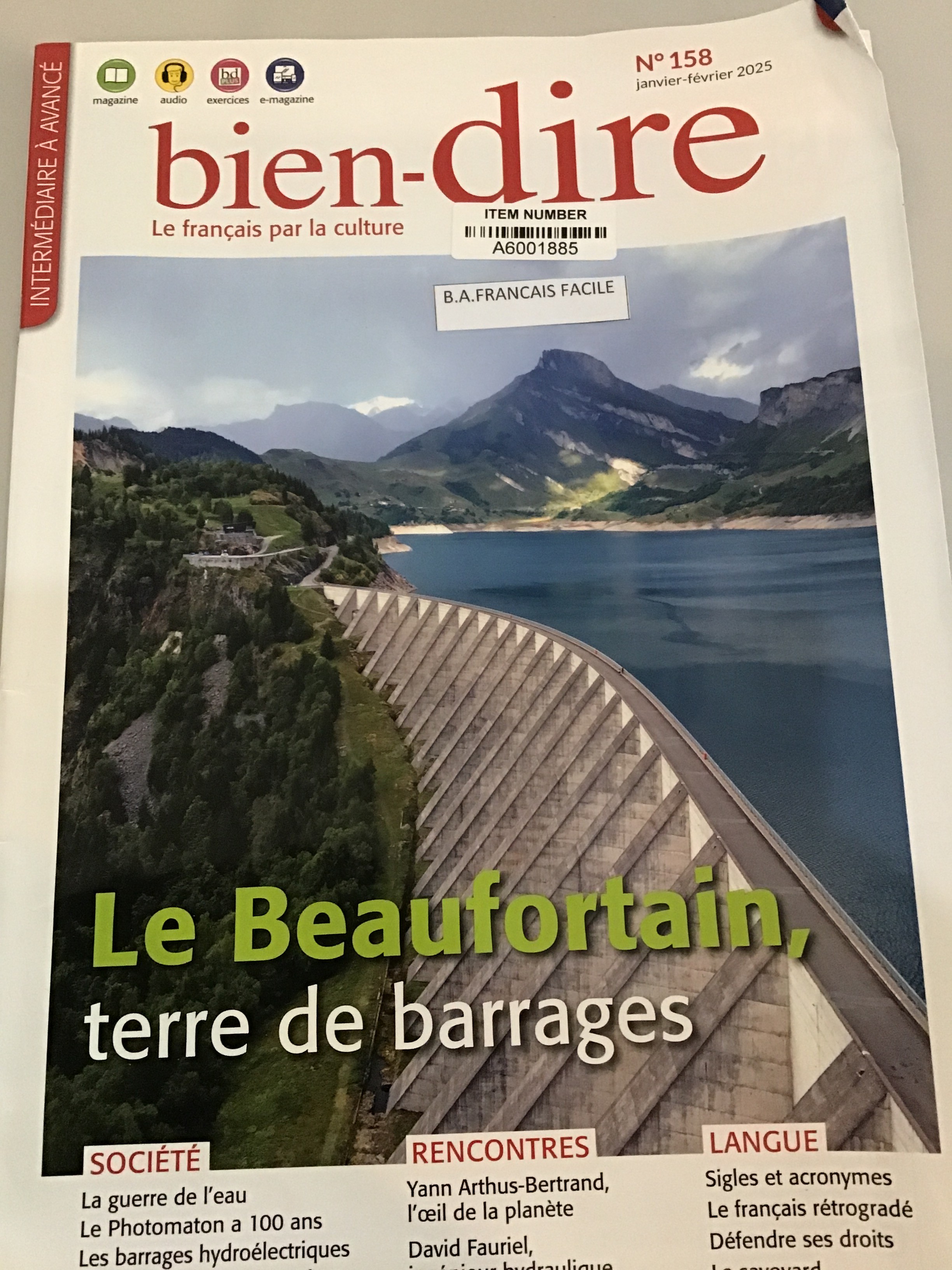 Le Beaufortain, terre de barrages - Click to enlarge picture.