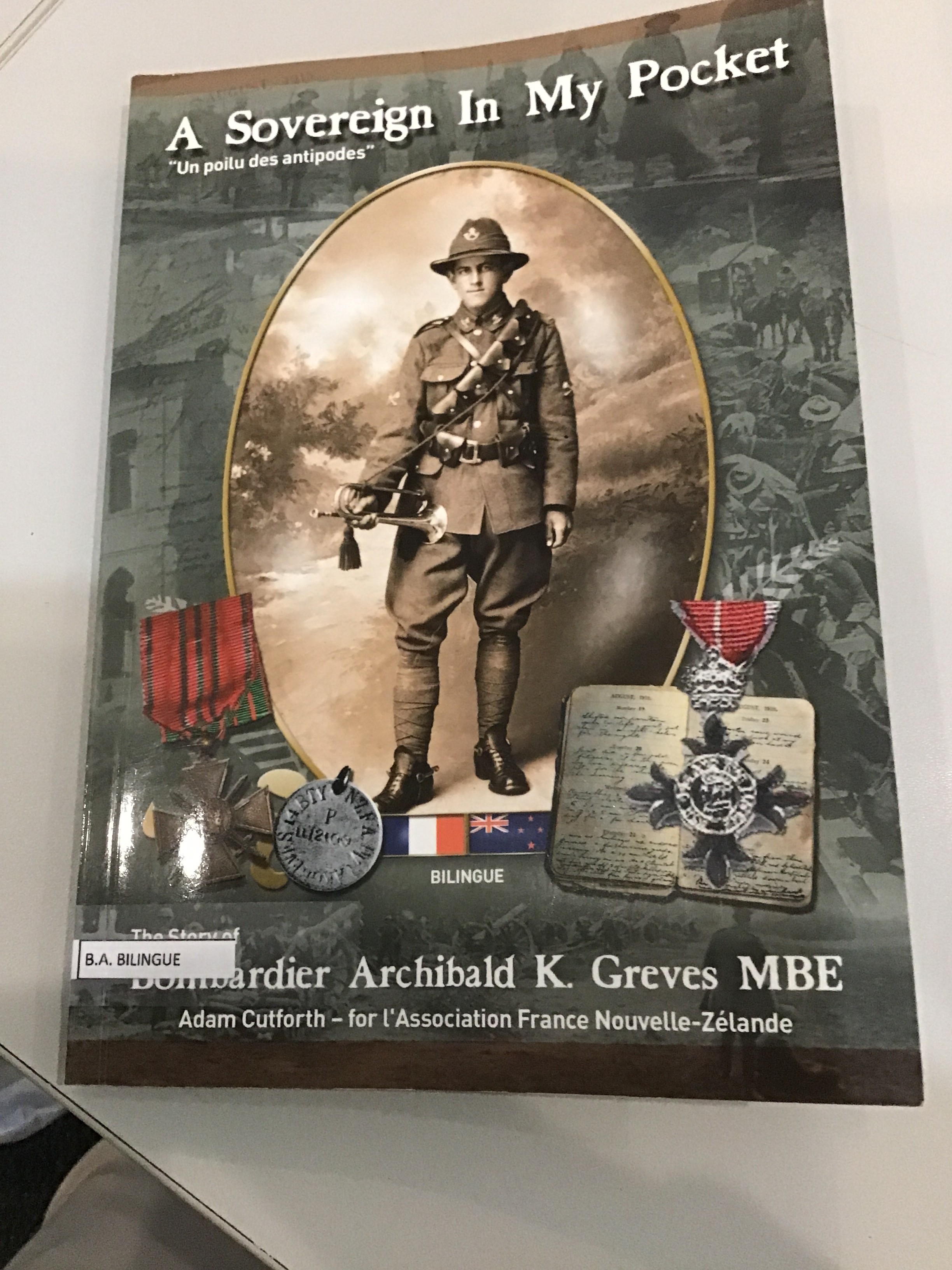 Un poilu des antipodes - Click to enlarge picture.