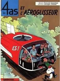 les 4 as et l aeroglisseur - Click to enlarge picture.