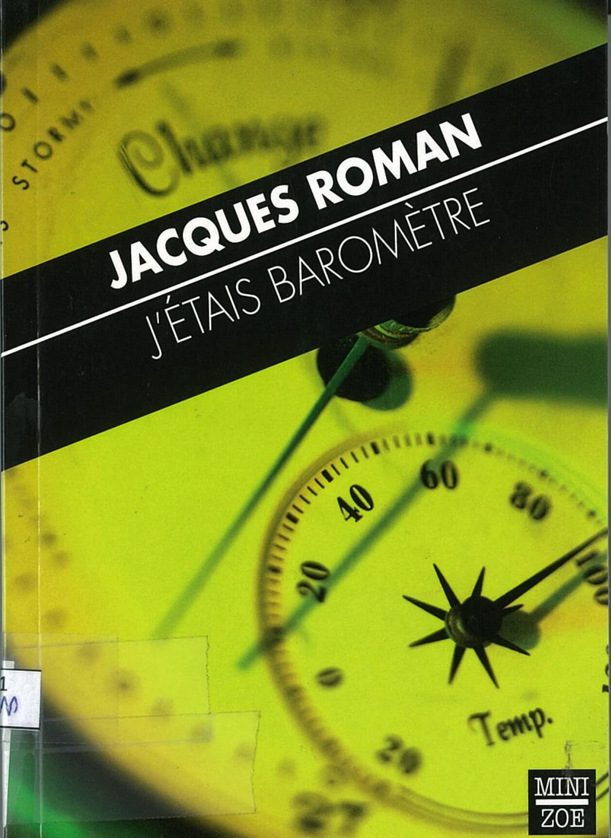 J'étais baromètre - Click to enlarge picture.