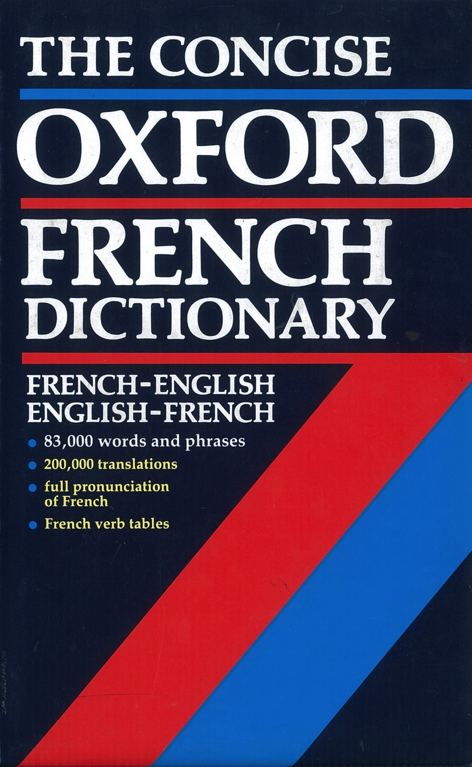 The Concise Oxford French Dictionary - Click to enlarge picture.