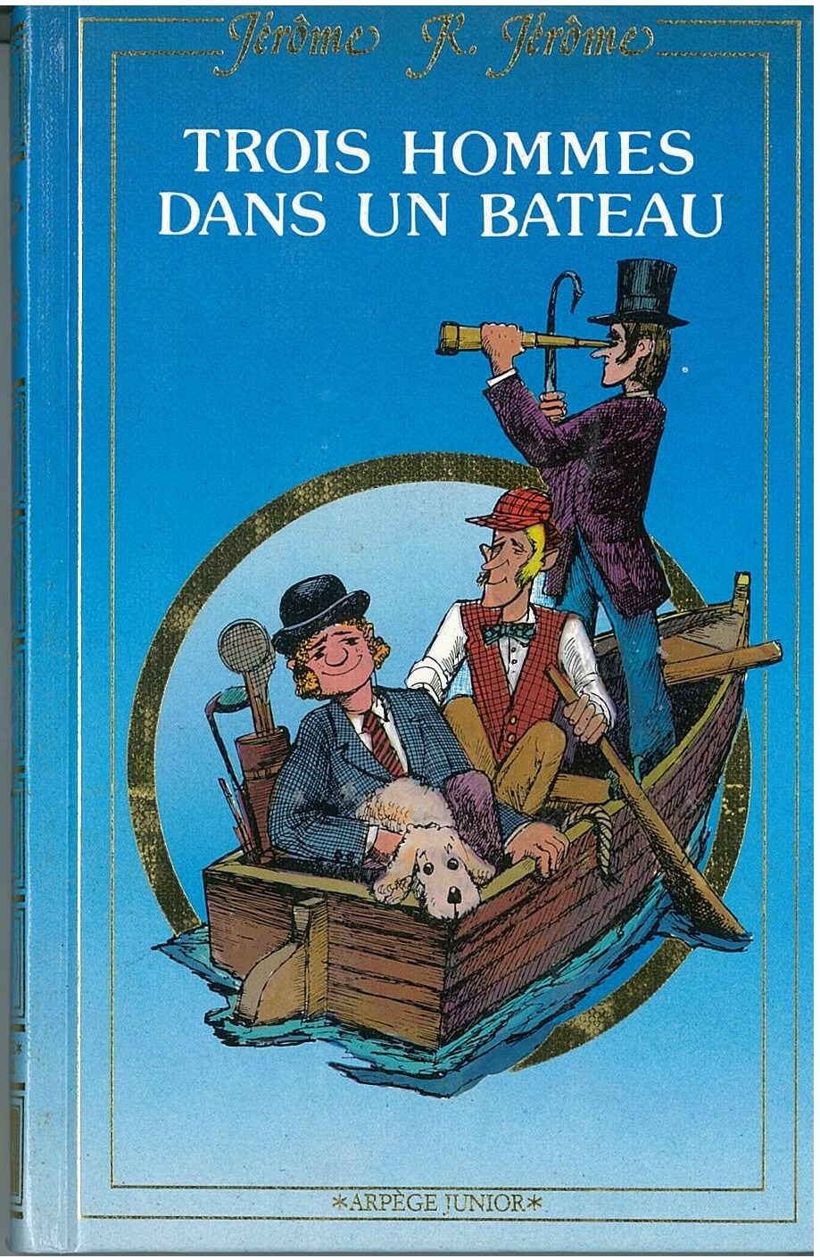 Trois hommes dans un bateau - Click to enlarge picture.