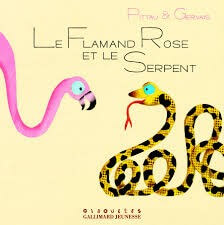 Le flamant rose et le serpent - Click to enlarge picture.