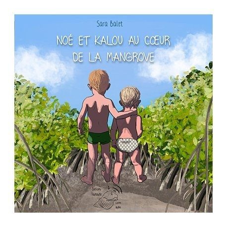 Noé et Kalou au coeur de la mangrove - Click to enlarge picture.