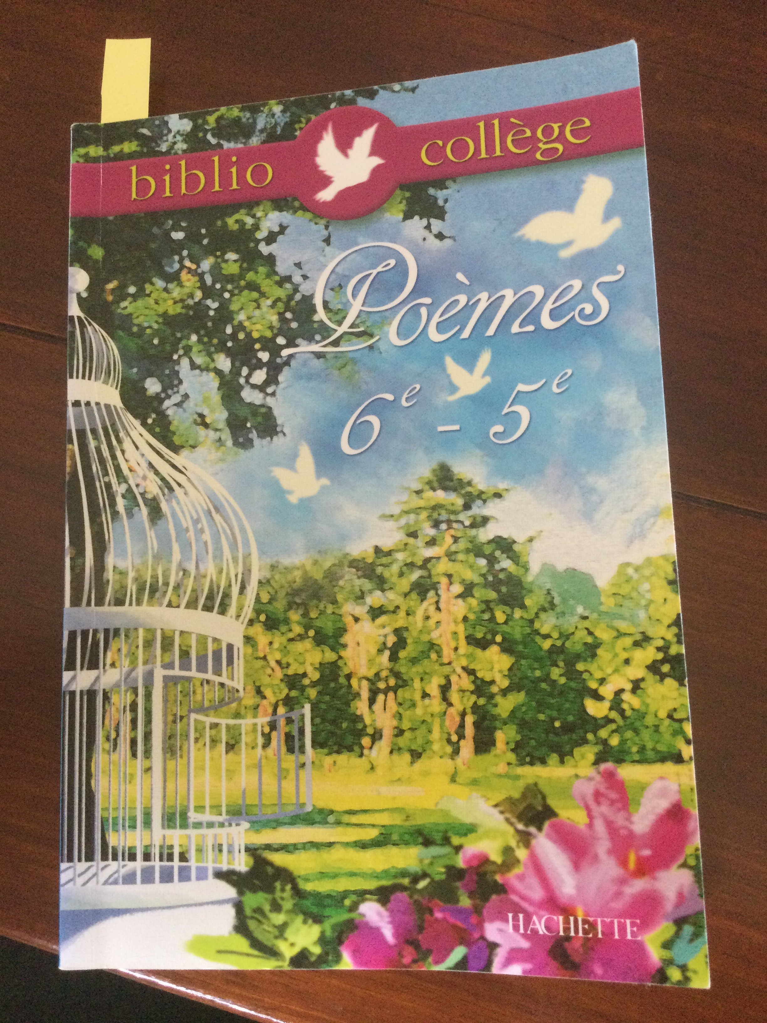 Poèmes 6 e- 5 e - Click to enlarge picture.