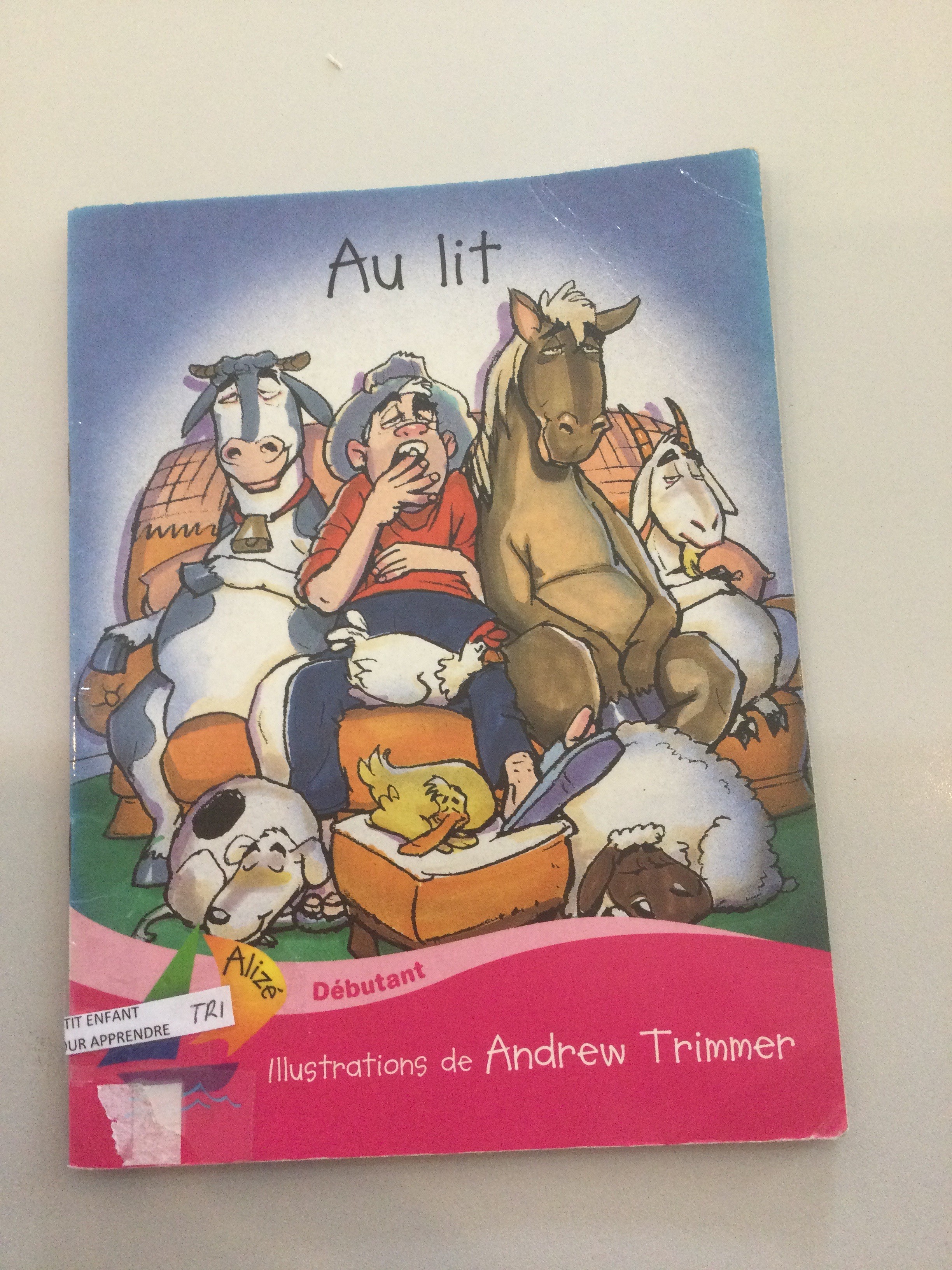 Au lit - Click to enlarge picture.