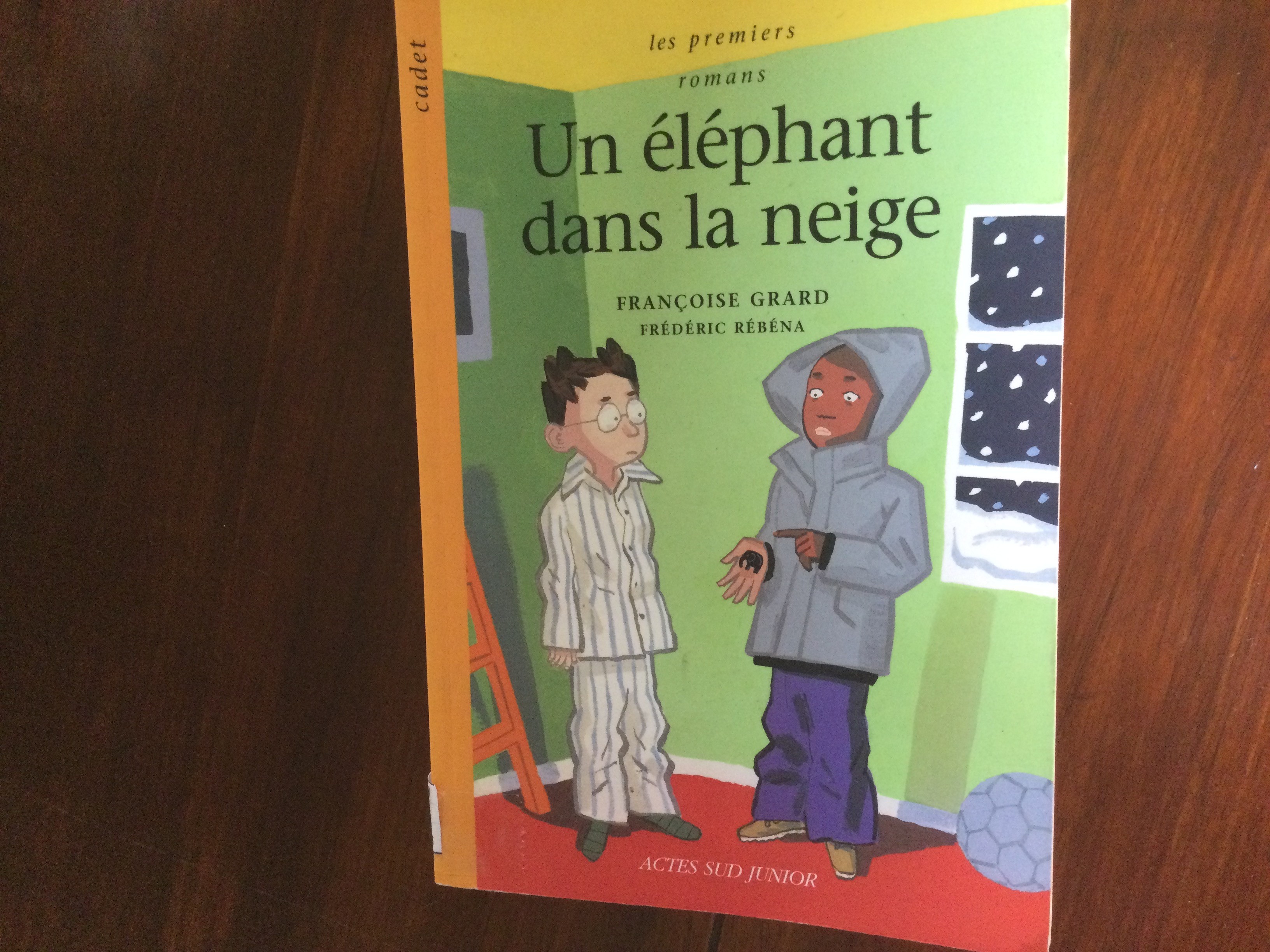 Un éléphant dans la neige - Click to enlarge picture.