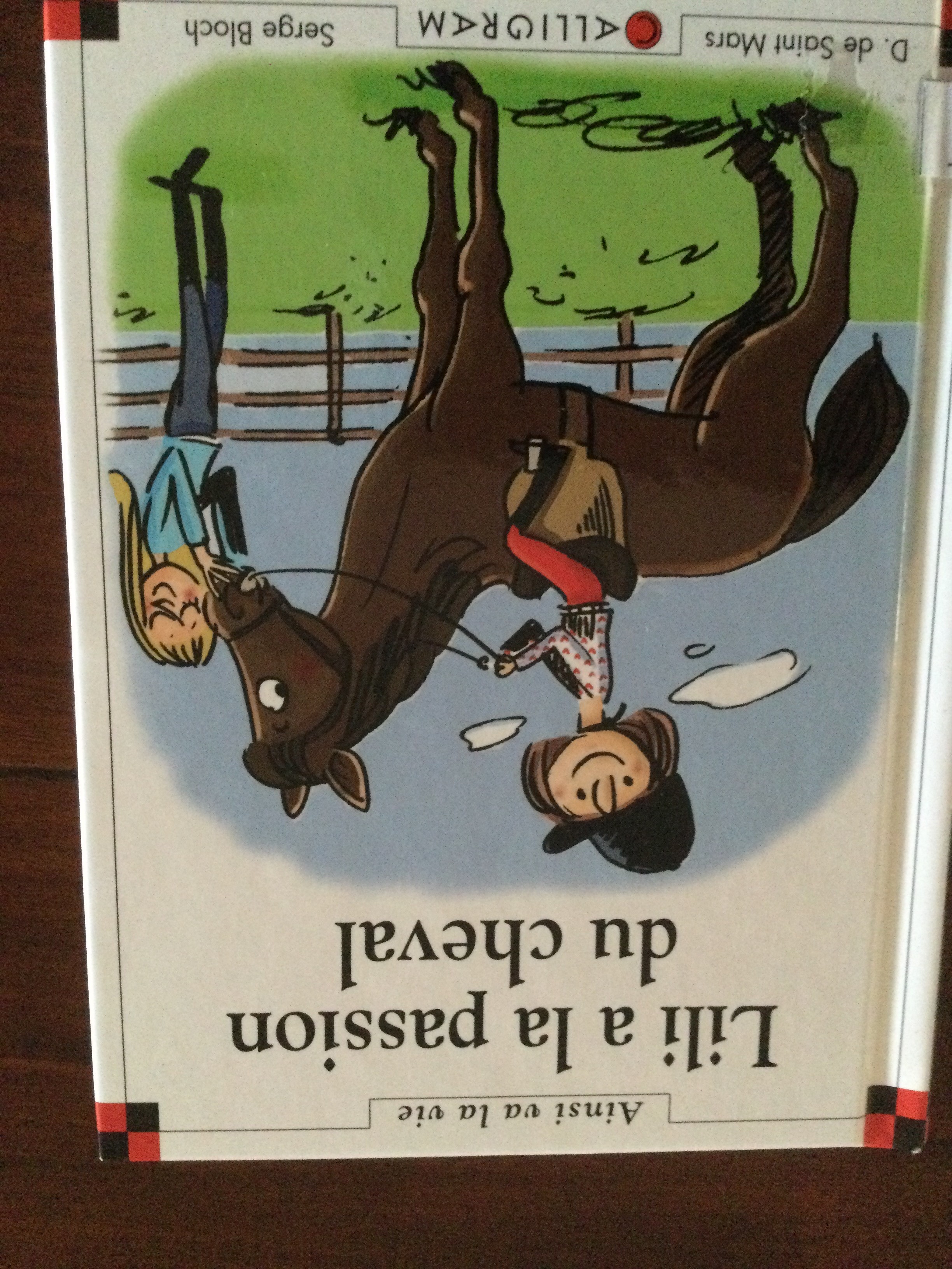 Lili a la passion du cheval - Click to enlarge picture.