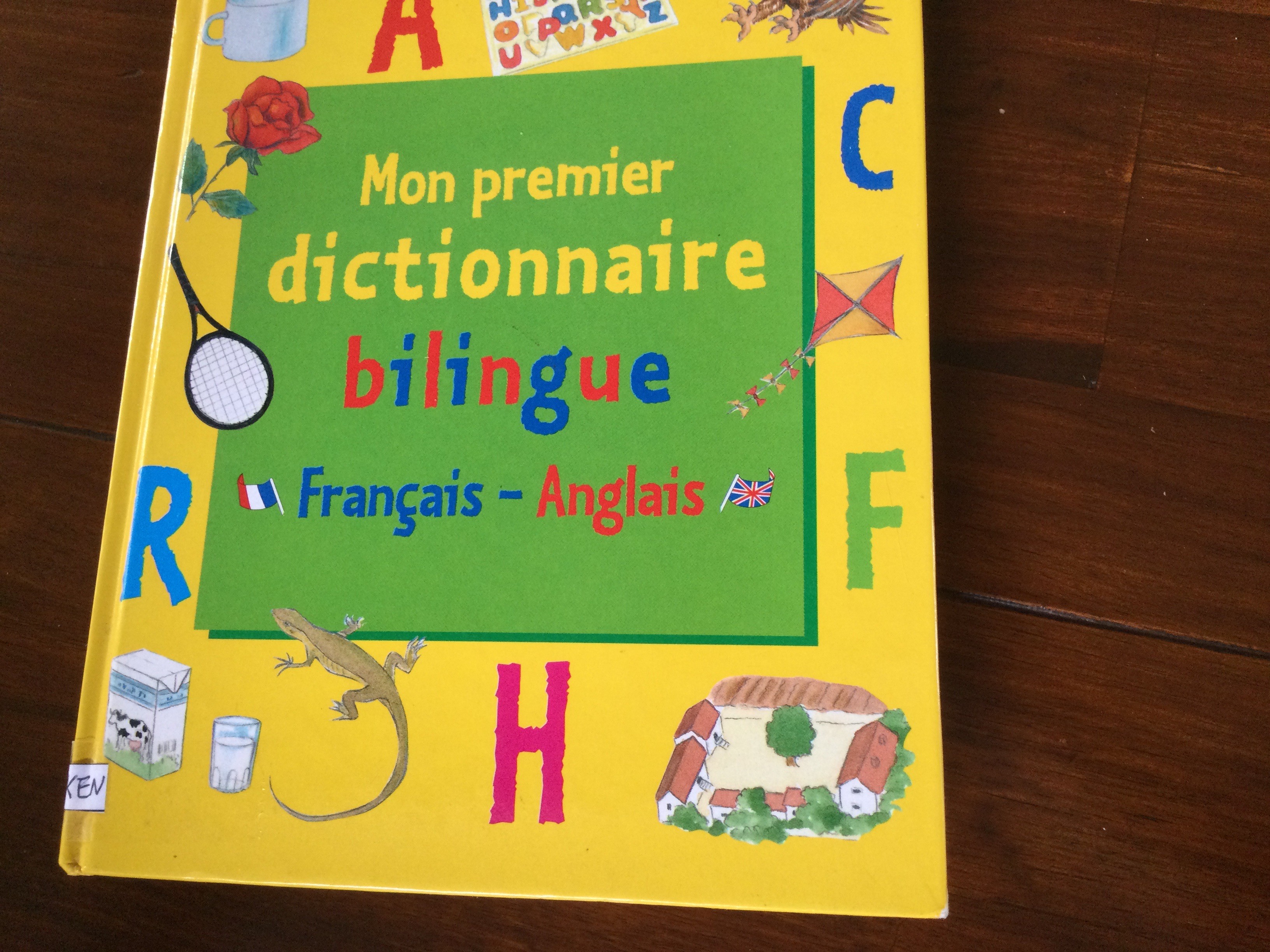 Mon premier dictionnaire bilingue - Click to enlarge picture.