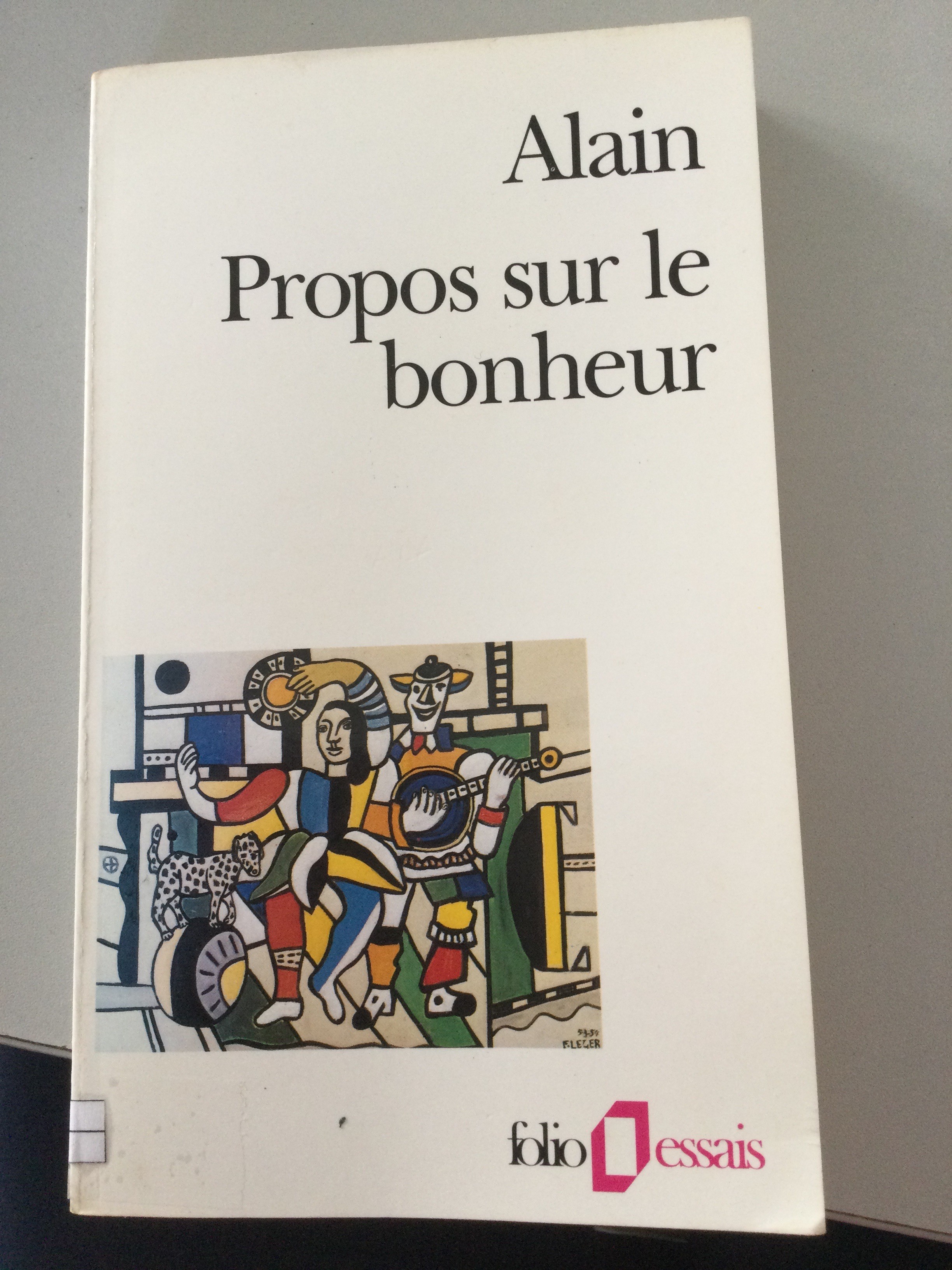 Propos sur le bonheur - Click to enlarge picture.