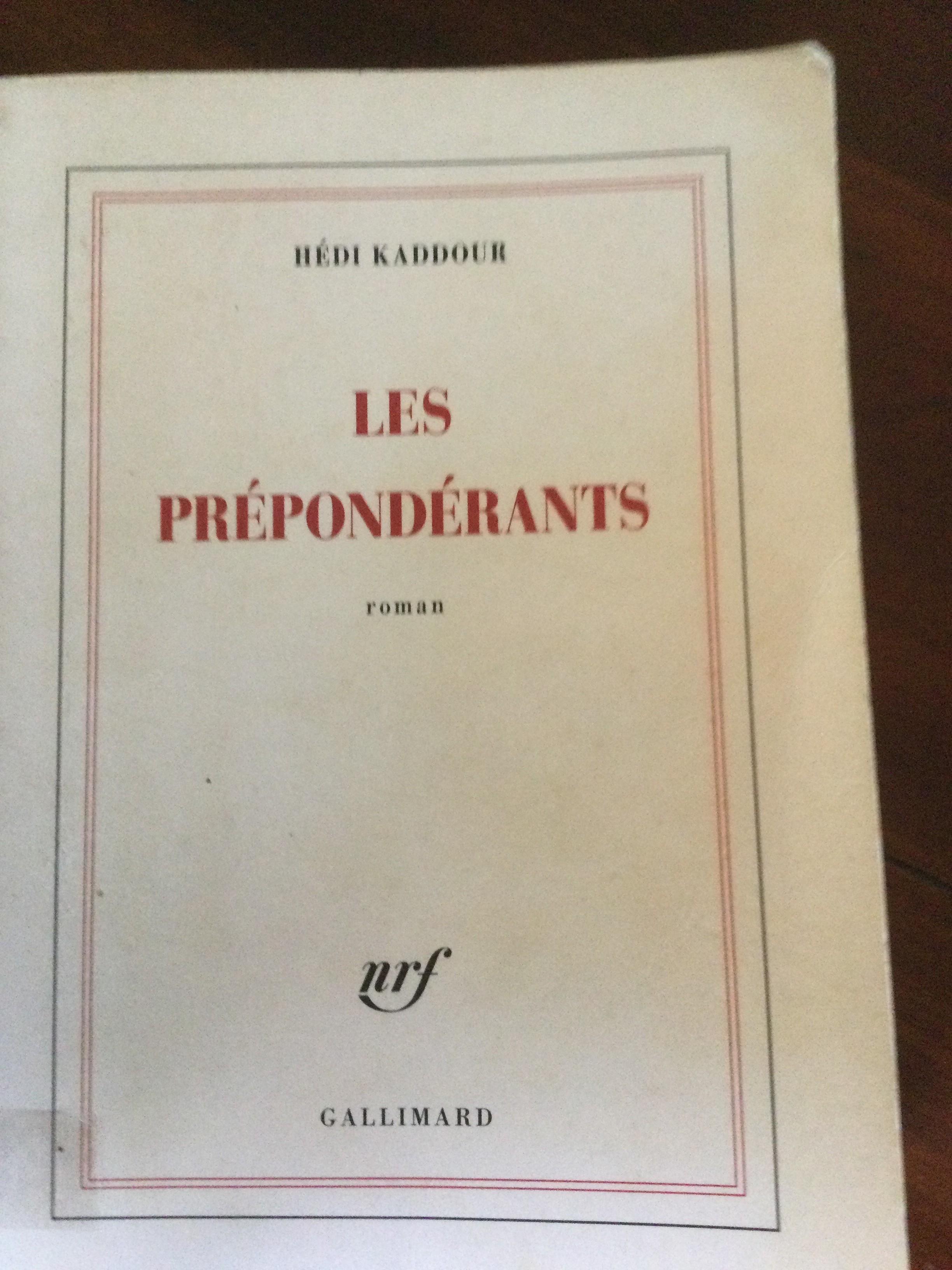 Les Prépondérants - Click to enlarge picture.