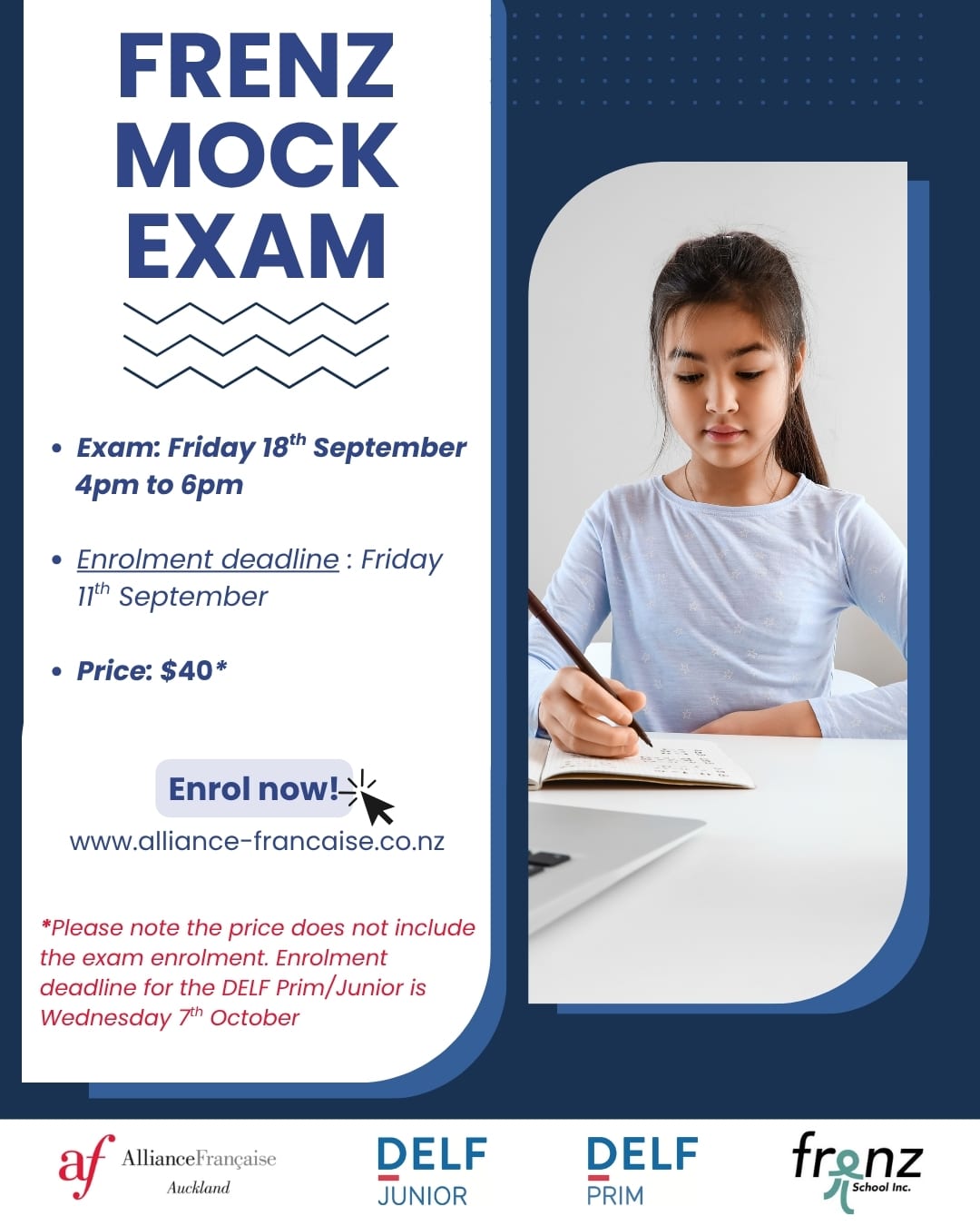 FRENZ Mock exam poster