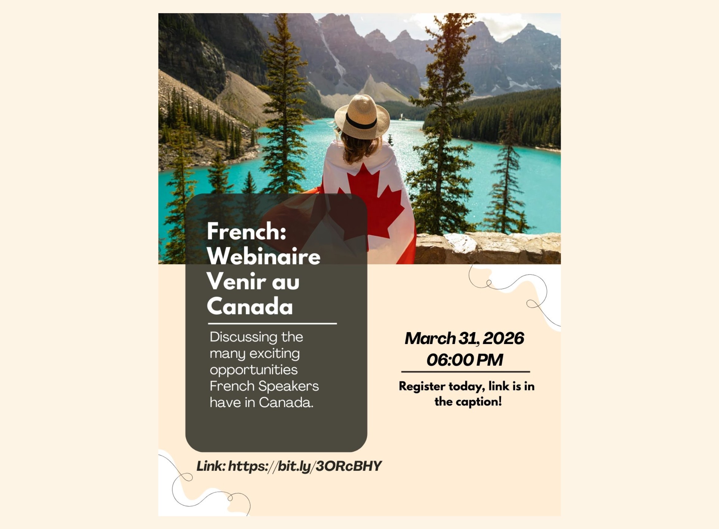 French speakers: your Canadian adventure starts here!