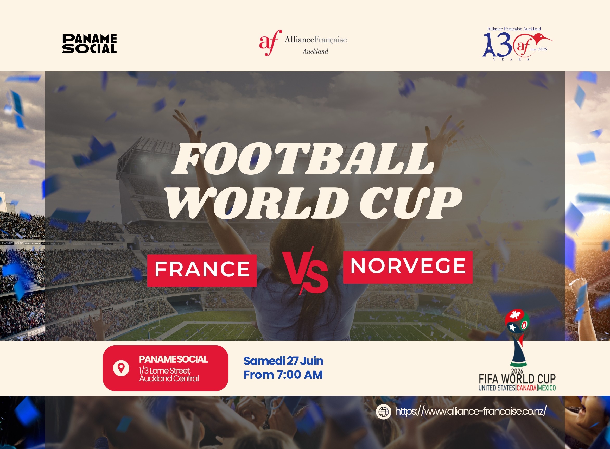 Football World Cup France vs Norvege