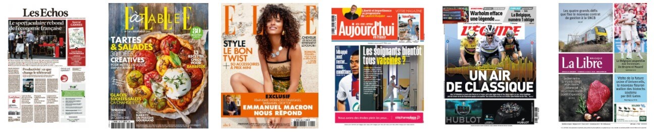 Magazine catalogue preview