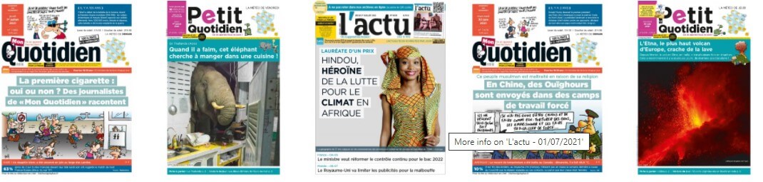 Youth magazines catalogue preview